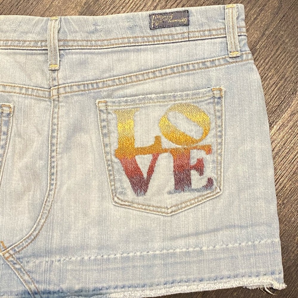 Citizens of Humanity LOVE Jean Mini Skirt #373 - Picture 5 of 5